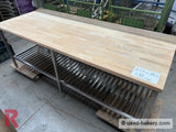 Bakeryworktable / -bench about 250 cm - Workingbench