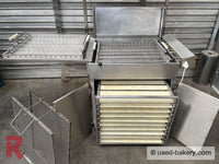 Esback / Koehler Grease Baking Station Deep-Fat-Fryer Size 48 Incl. Riehle Mobile Steamhood