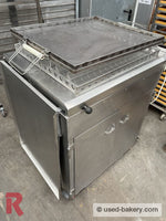 Esback / Koehler Grease Baking Station Deep-Fat-Fryer Size 48 Incl. Riehle Mobile Steamhood