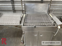 Esback / Koehler Grease Baking Station Deep-Fat-Fryer Size 48 Incl. Riehle Mobile Steamhood