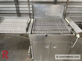 Esback / Koehler Grease Baking Station Deep-Fat-Fryer Size 48 Incl. Riehle Mobile Steamhood