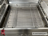 Esback / Koehler Grease Baking Station Deep-Fat-Fryer Size 48 Incl. Riehle Mobile Steamhood